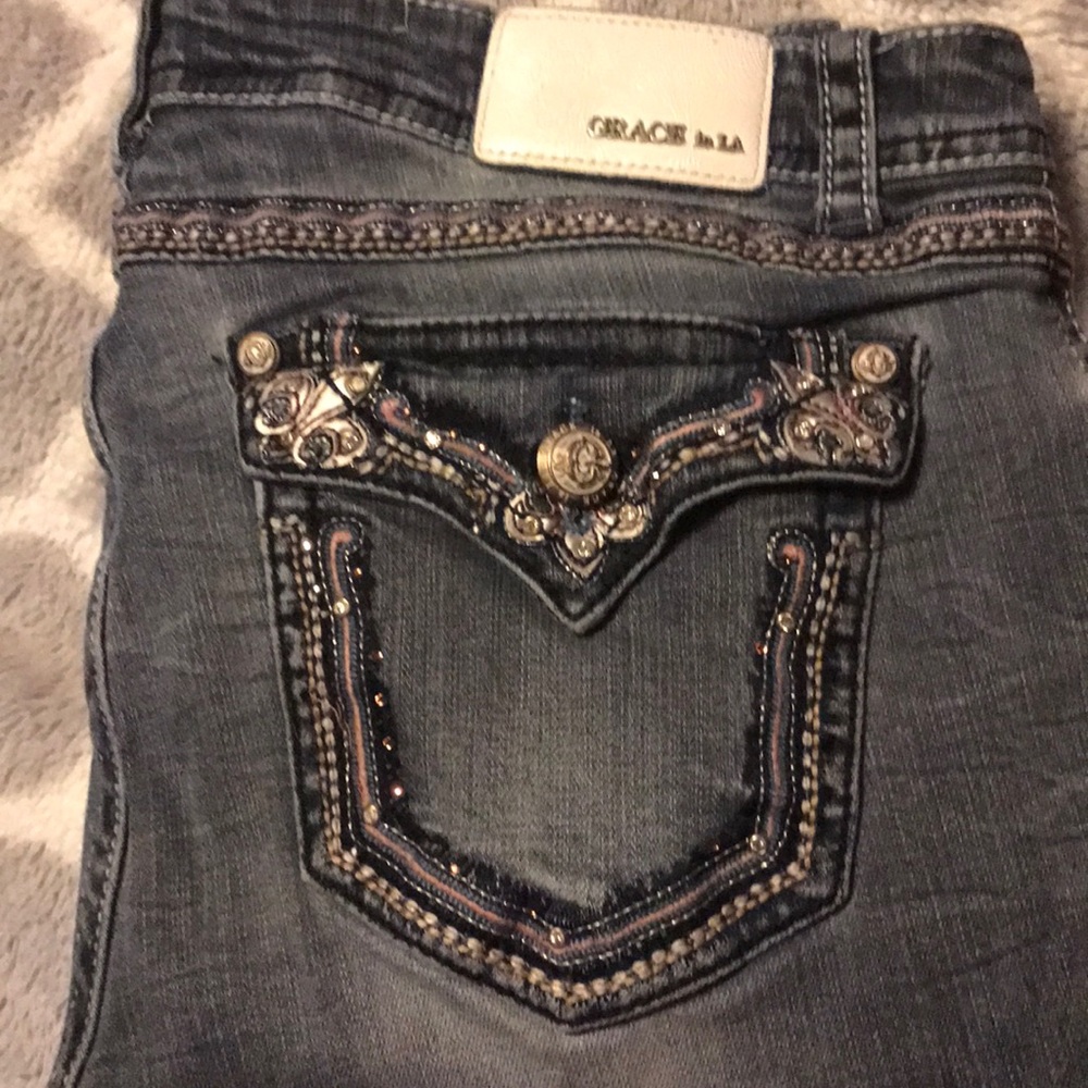 Bootcut Grace in LA Bling Jeans